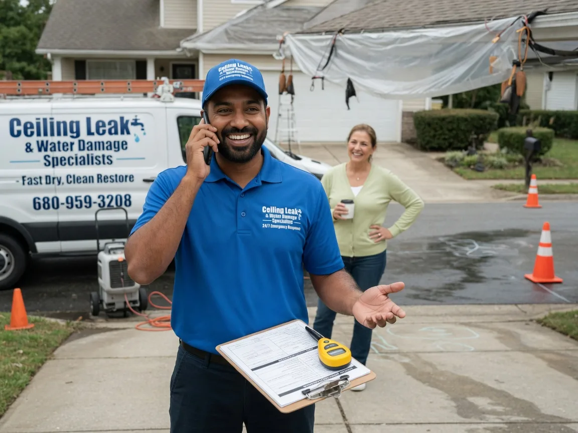 Ceiling Leak Cleanup Morrow, OH FAQs